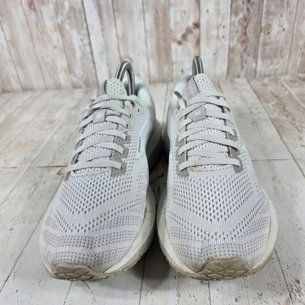 Brooks Revel 6 Womens 8.5 Running Shoes Gray Light Green 1203861B459